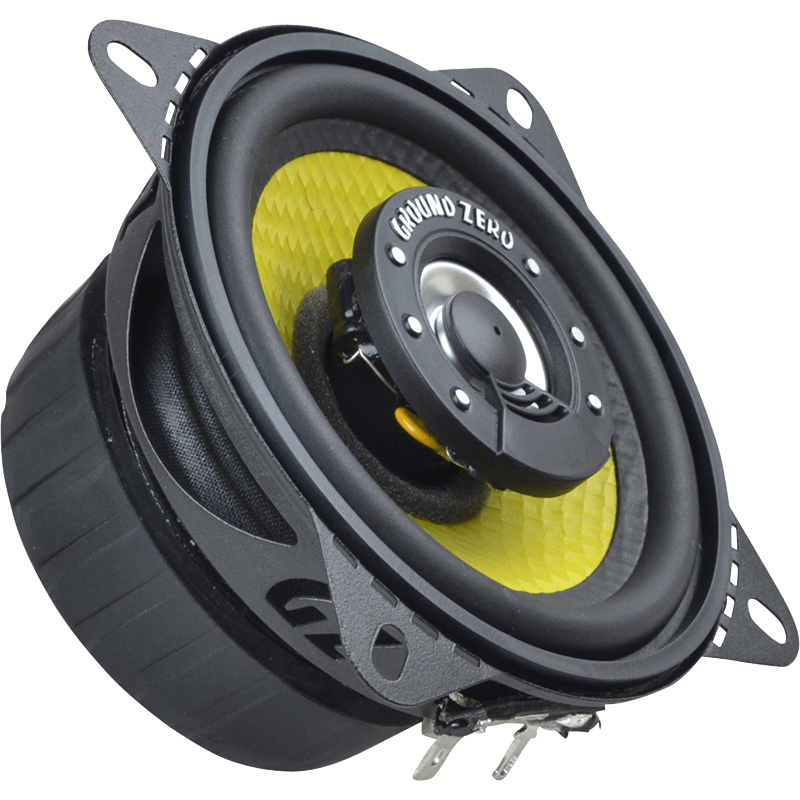 Altoparlanti Auto Coassiali Ground Zero GZTF 4.0 - 10 Cm (4"), 2 Vie, 100W Max, 3 Ohm, Con Griglia
