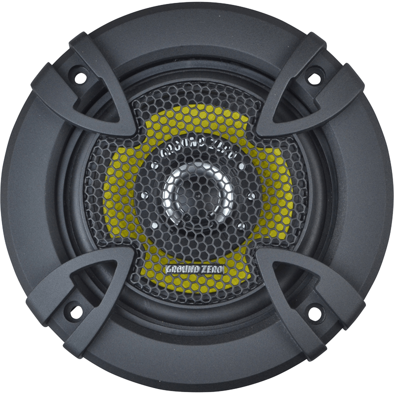 Altoparlanti Auto Coassiali Ground Zero GZTF 4.0 - 10 Cm (4"), 2 Vie, 100W Max, 3 Ohm, Con Griglia